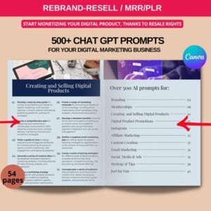 ChatGPT Mastery: Beginner’s Guide to AI Success (51 Pages – PLR | MRR)"