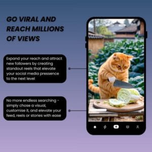 185+ AI Cat Viral Reels Pack – Social Media Content Bundle (PLR | MRR Digital Download)"