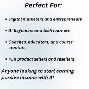 "ChatGPT Made Easy: Beginner’s Guide with Master Resell Rights – Learn AI & Boost Your Skills"