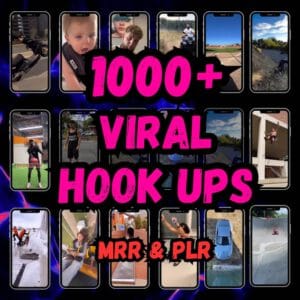 1000+ Ready-Made Viral Hooks – Short Video Pack for TikTok, IG Reels & YouTube (PLR/MRR)