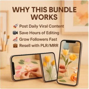 "4000+ Creative DIY Reels Pack – Resell Rights Included (PLR | MRR)"