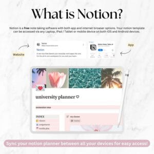 "2026 Academic Notion Planner – Student Productivity Dashboard (MRR)"
