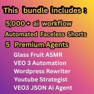 Massive 5000+ n8n Automations + Faceless Video AI + ChatGPT Workflow Integration