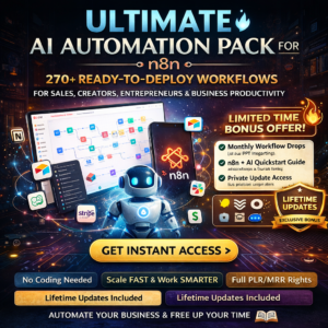 270+ Ready-Made n8n AI Automations for Business Success (With PLR/MRR Rights)