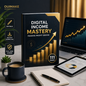 Digital Income Mastery: Passive Profit eBook (111 Pages, Editable & Resellable)