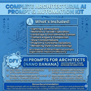 AI Prompts for Architects (Nano Banana) | High-Quality Rendering Prompts + PDF Guide