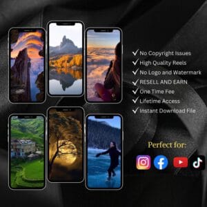 600+ Travel Reels Pack – Faceless Short Videos for TikTok, IG Reels & YouTube Shorts (MRR)