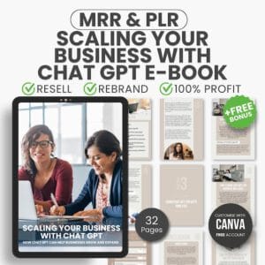 AI Marketing eBook (MRR) – Scale Your Business with ChatGPT & Proven Growth Tactics