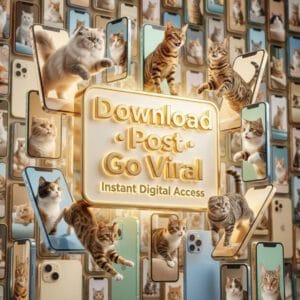 Cat Video Goldmine | 2200+ Hilarious AI & Real Clips for Digital Resale