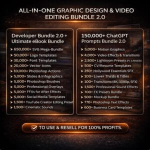 75M+ Digital Products Vault – PLR & MRR Ready (Canva Templates, eBooks Included)