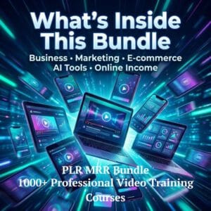 900+ Business & Marketing Video Courses | PLR + MRR Training Library