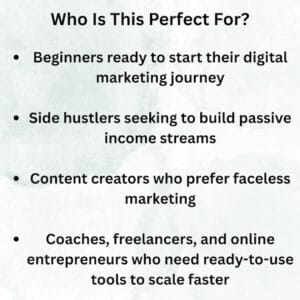 Digital Marketing Starter Pack: 12 Mini Courses + 101 Lessons (MRR + DPP Included)