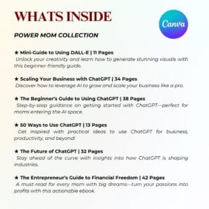Mompreneur AI Success Bundle – Editable eBooks with Resell Rights