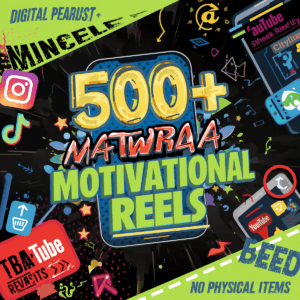 500+ Ready-to-Post Motivational Reels: Faceless Content + MRR License