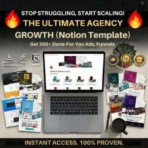 Complete 300+ Notion Templates Collection | SMMA, Marketing Systems, Lead Nurture & Operations | PLR/MRR