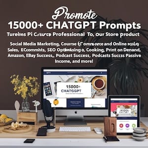 15,000+ ChatGPT Prompts for Business & Marketing | AI Mastery + PLR Included