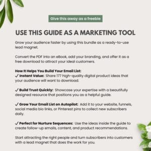 177 Digital Product Ideas + Canva Templates | PLR/MRR Bundle for Passive Income