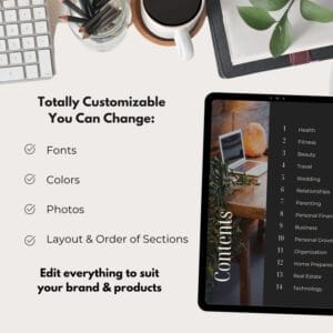 177 Digital Product Ideas + Canva Templates | PLR/MRR Bundle for Passive Income