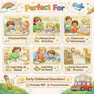 12,000+ Fun & Educational Worksheets – Coloring, Matching, Maze & Word Games