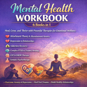 6-in-1 Mental Health Workbook | Attachment Theory & Abandonment Anxiety Guide
