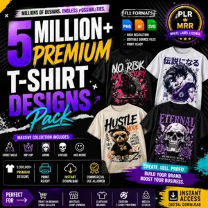 5 Million+ Premium T-Shirt Designs Pack