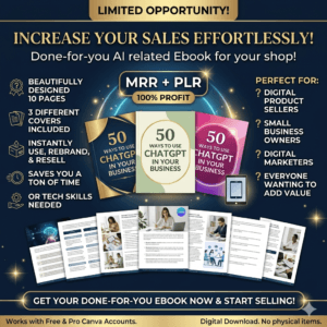ChatGPT Future Blueprint – Resell Rights eBook (PLR + MRR)