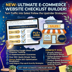 E-Commerce Success Checklist – Shopify Store & Online Selling Guide