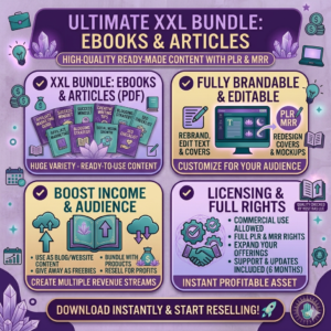 Spirituality eBook & Article Bundle | 56 PLR Digital Products | Resell Rights