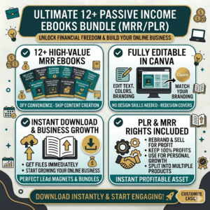 Master Resell Rights Passive Income eBook Bundle | PLR eBooks