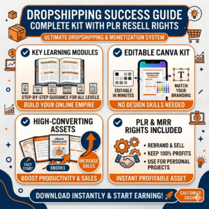 How to Start a Dropshipping Business | PLR eBook 20 Pages | Resell Rights Included