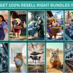 Social Media Viral AI Reels | 800+ Animal Clips + PLR/MRR