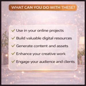 8M+ Creative & Productivity Digital Assets – Templates, Planners, AI Prompts, Notion