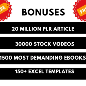 3M eBooks & PLR Articles Collection | Mega Bundle with Reseller Rights