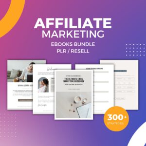 300+ Premium Affiliate Marketing PLR eBooks – Lifetime Access Bundle