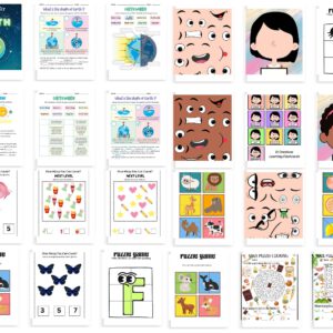 35,500+ Educational Printables for Kids | Worksheets, Activities & Coloring Books | PLR + MRR