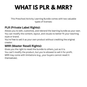 35,500+ Educational Printables for Kids | Worksheets, Activities & Coloring Books | PLR + MRR