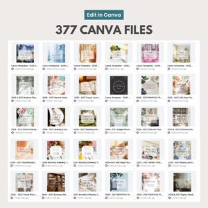 10,500+ Digital Planner Templates | Editable Canva Planners, Journals & Calendars | PLR/MRR