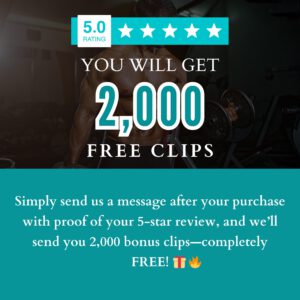 600+ Men’s Workout Reels – TikTok, Instagram, Faceless, MRR/PLR