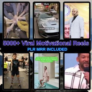 5000+ Motivational Reels Collection | PLR/MRR Rights | Faceless Videos for IG & TikTok