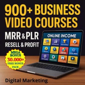 900+ Business & Marketing Courses | Done-For-You PLR Bundle | Sell, Learn & Profit