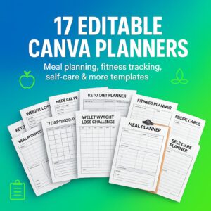 Fitness Influencer Starter Pack | 700+ Gym Reels, Guides & Canva Planners