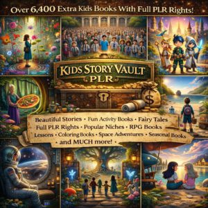 Pro Version Upgrade: 6,400 Additional Kids Books + Full PLR Rights