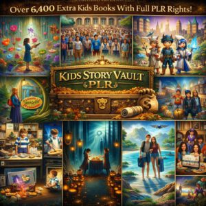 Pro Version Upgrade: 6,400 Additional Kids Books + Full PLR Rights