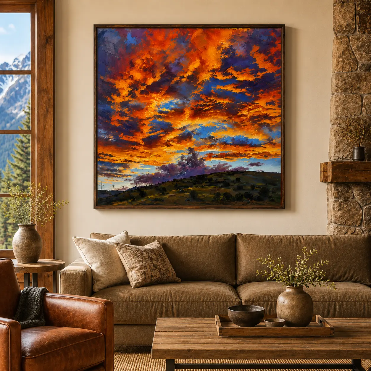 The Sky on Fire